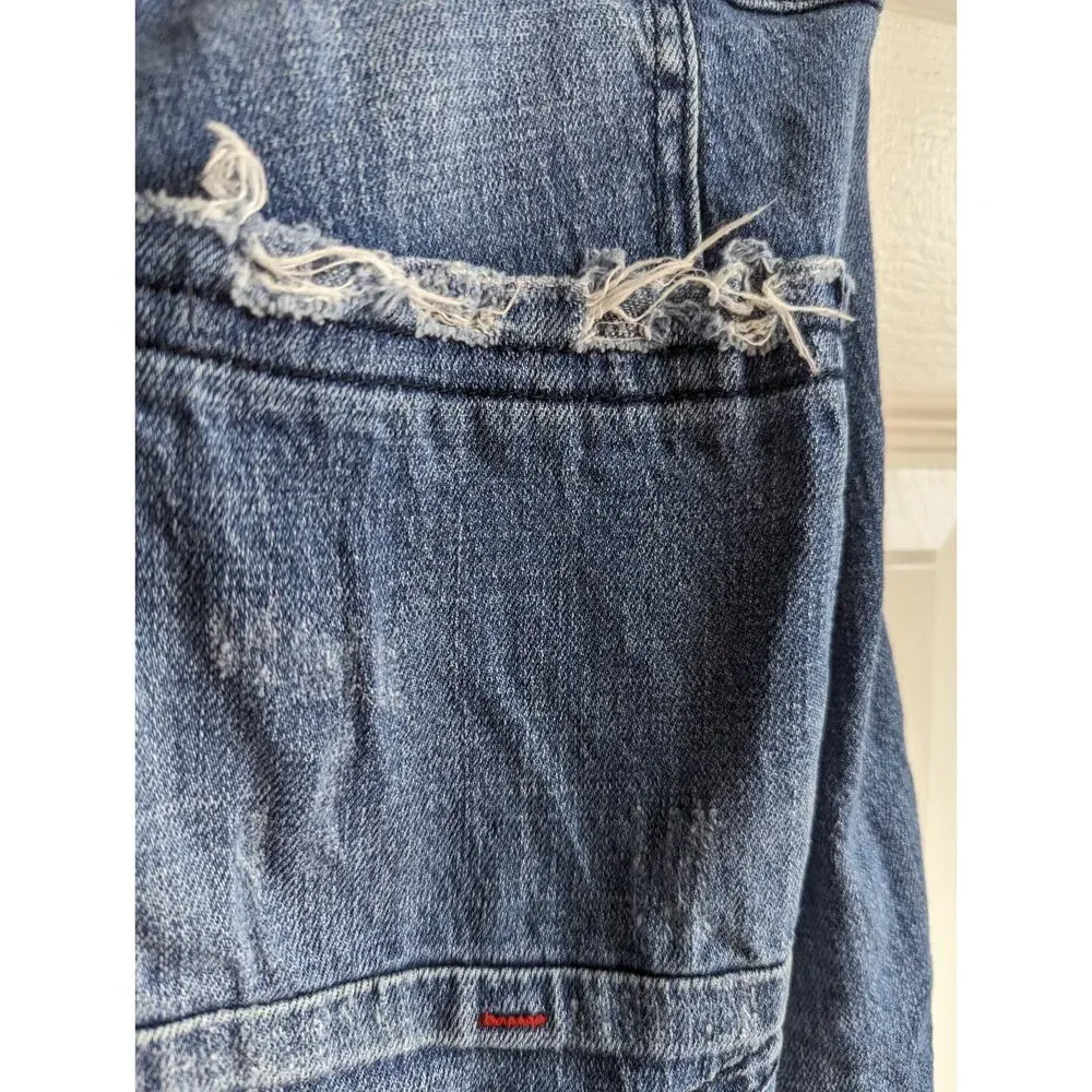 Heritage America Denim Distillery Distressed Men's Blue Jeans 40x34